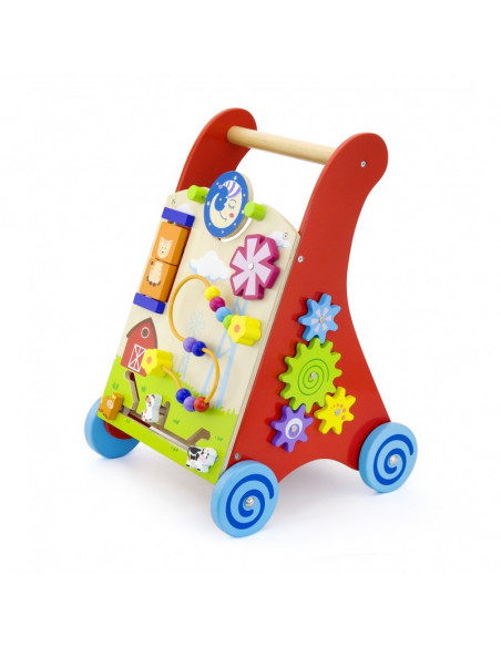 Antemergator rosu cu activitati tip Montessori,50950 Antemergator rosu cu activitati tip Montessori,50950