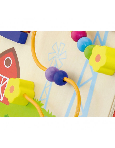 Antemergator rosu cu activitati tip Montessori,50950 Antemergator rosu cu activitati tip Montessori,50950