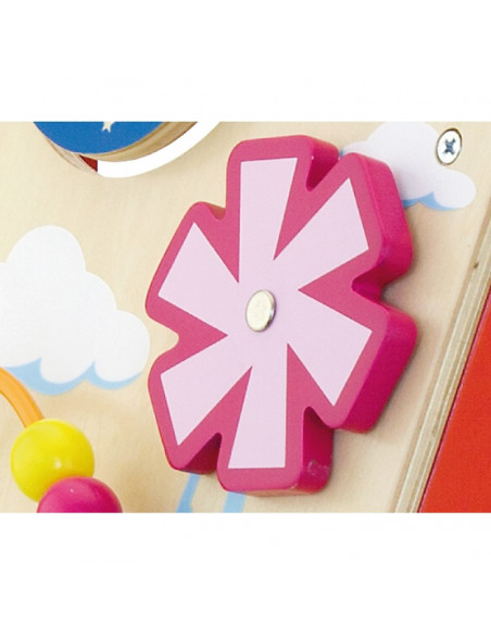 Antemergator rosu cu activitati tip Montessori,50950 Antemergator rosu cu activitati tip Montessori,50950
