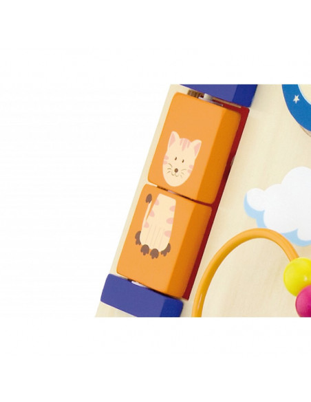 Antemergator rosu cu activitati tip Montessori,50950 Antemergator rosu cu activitati tip Montessori,50950