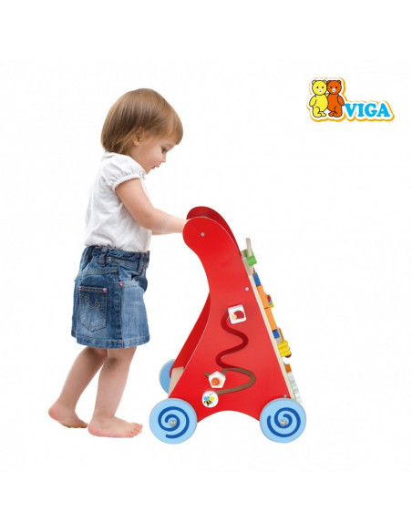 Antemergator rosu cu activitati tip Montessori,50950 Antemergator rosu cu activitati tip Montessori,50950