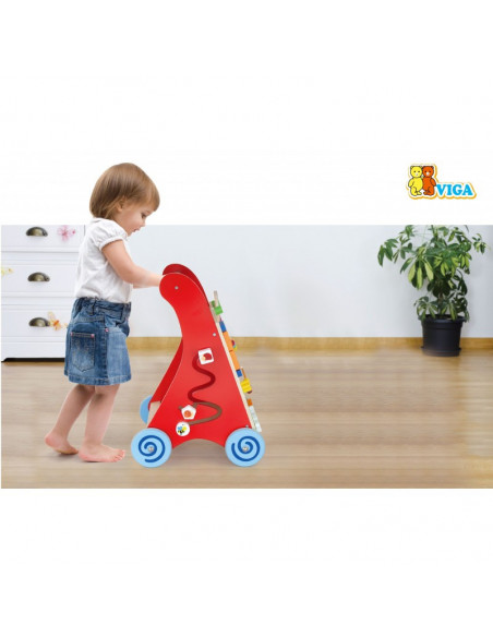Antemergator rosu cu activitati tip Montessori,50950 Antemergator rosu cu activitati tip Montessori,50950