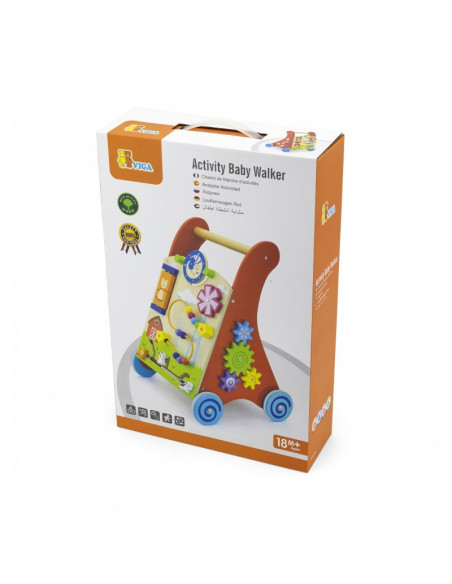 Antemergator rosu cu activitati tip Montessori,50950 Antemergator rosu cu activitati tip Montessori,50950