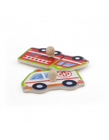 Puzzle cu sunete - mijloace de transport,51274 Puzzle cu sunete - mijloace de transport,51274