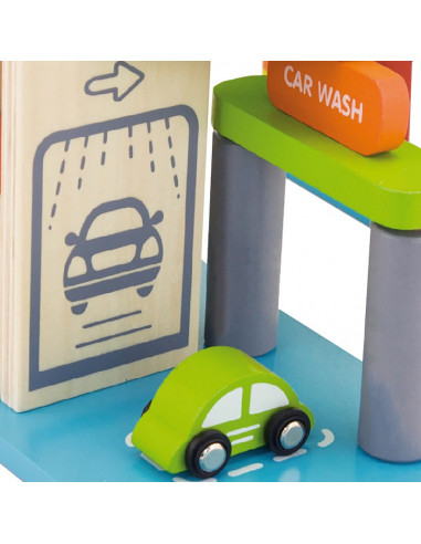 Statie de benzina cu parcare, lift si heliport,59963VG