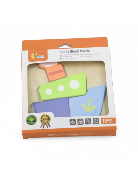 Puzzle din lemn - barcuta,50171