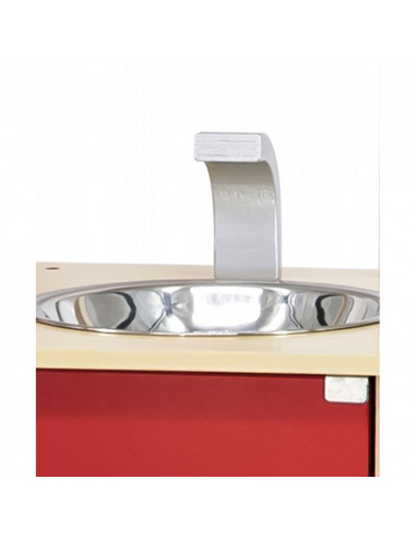 Bucatarie rosie cu accesorii,50384