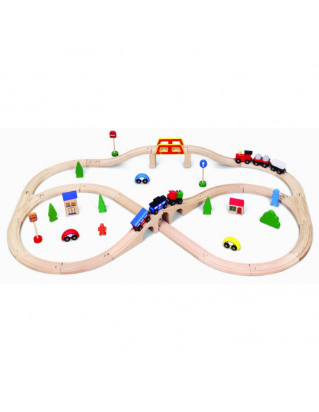 Set de trenulete din 49 de piese,56304 Set de trenulete din 49 de piese,56304