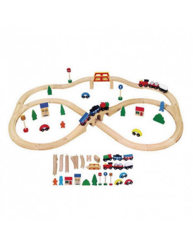 Set de trenulete din 49 de piese,56304 Set de trenulete din 49 de piese,56304