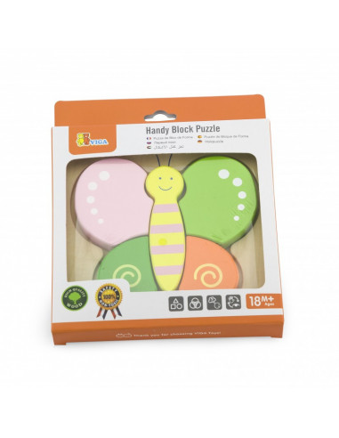 Puzzle din lemn - fluturas,50170