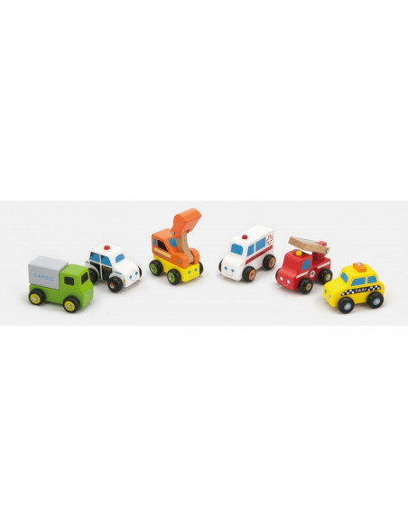 Set de 6 minivehicule - serviciul de urgente,59621