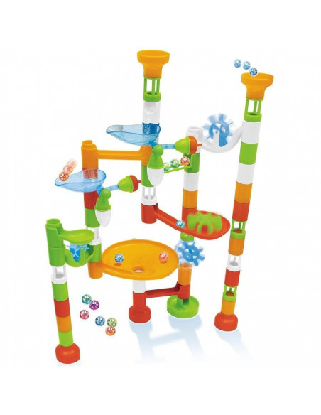 Joc de constructie - labirint cu bile - 80 piese,BKBU220 Joc de constructie - labirint cu bile - 80 piese,BKBU220
