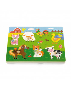 Puzzle cu sunete - animale,51273 2