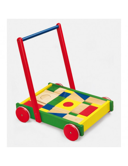 Cadru pentru mers multifunctional Viga cu cuburi,50306