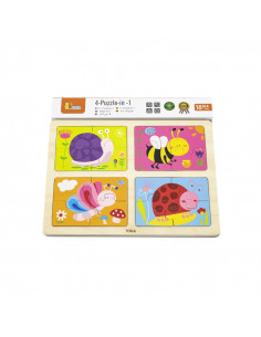 Puzzle 4 in 1 - Insecte,50189 2