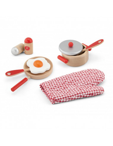 Set accesorii pentru gatit - rosu,50721