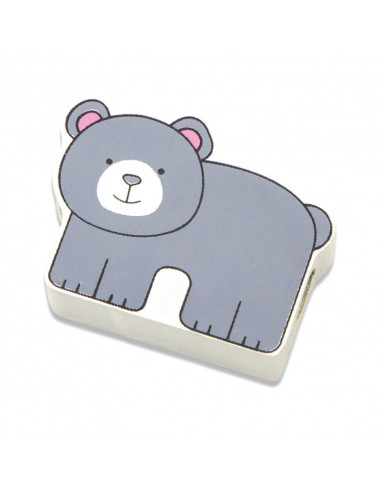 Margele de insirat din lemn - animale de la zoo,59549 Margele de insirat din lemn - animale de la zoo,59549