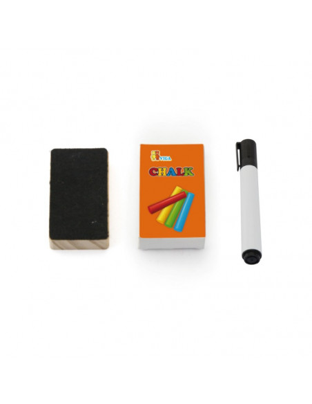 Tabla educationala dubla - magnetica si neagra, cu Tabla educationala dubla - magnetica si neagra, cu