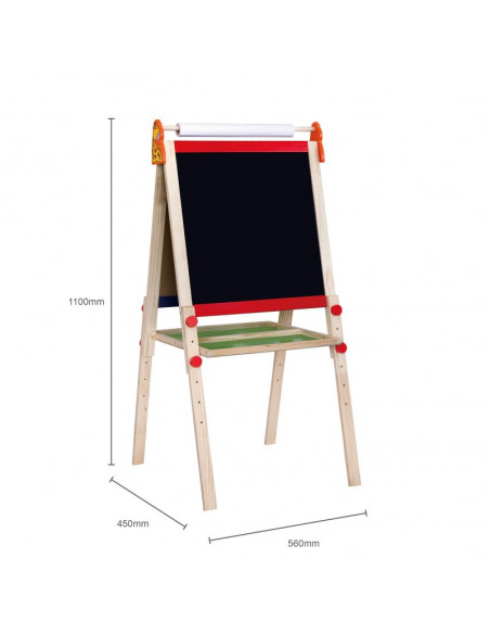 Tabla educationala dubla - magnetica si neagra, cu Tabla educationala dubla - magnetica si neagra, cu