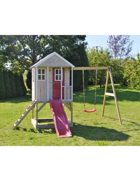 Casuta de gradina Nordic Adventure House cu platforma cu loc Casuta de gradina Nordic Adventure House cu platforma cu loc