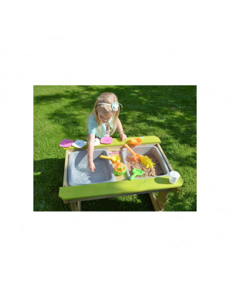 Masa de picnic senzoriala cu loc pentru nisip si apa T1, Wendi Masa de picnic senzoriala cu loc pentru nisip si apa T1, Wendi