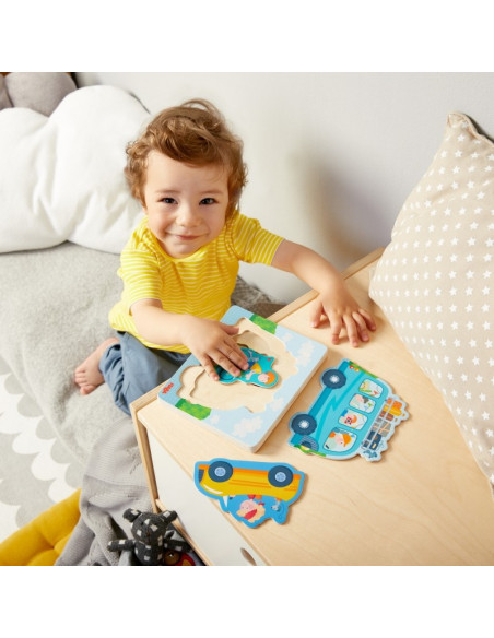 Puzzle din lemn in straturi - In calatorie, Haba,303679
