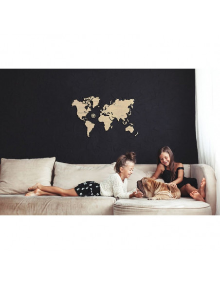 Harta lumii puzzle 3D de perete (M),WM501