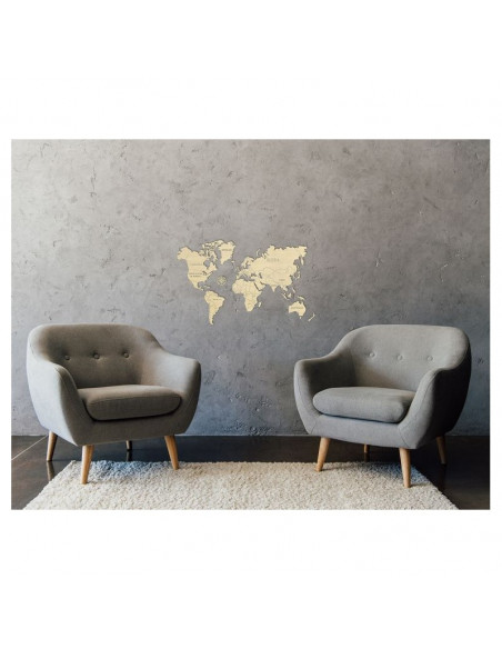 Harta lumii puzzle 3D de perete (M),WM501