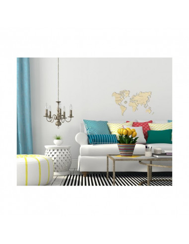 Harta lumii puzzle 3D de perete (M),WM501