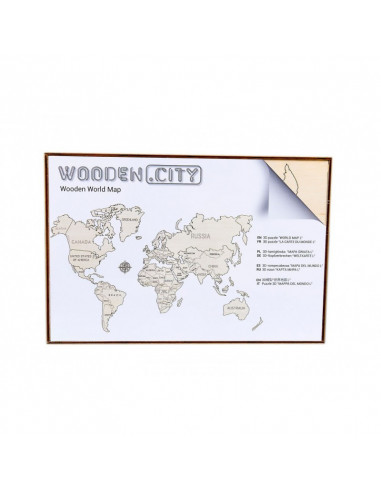 Harta lumii puzzle 3D de perete (L),WM502