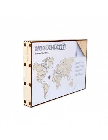 Harta lumii puzzle 3D de perete (L),WM502