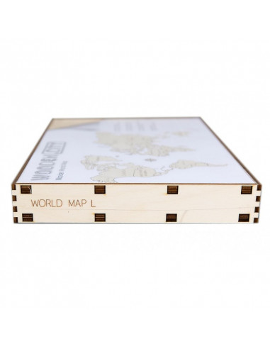 Harta lumii puzzle 3D de perete (L),WM502