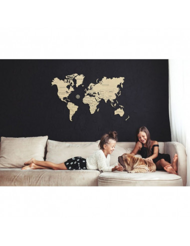 Harta lumii puzzle 3D de perete (L),WM502