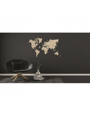 Harta lumii puzzle 3D de perete (L),WM502