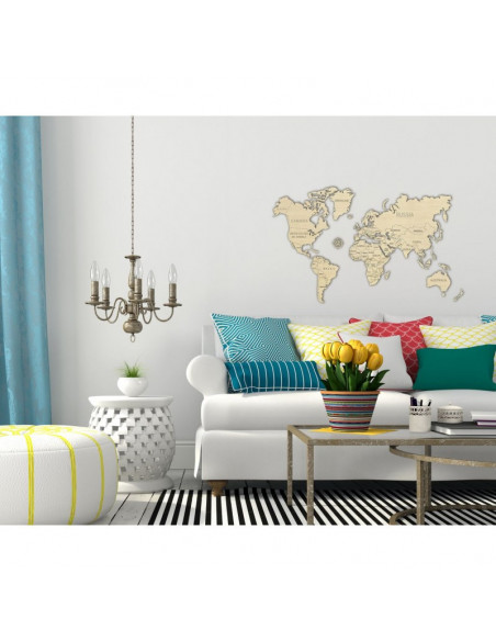 Harta lumii puzzle 3D de perete (L),WM502
