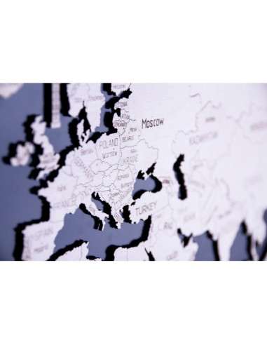 Harta lumii puzzle 3D de perete (XL),WM503