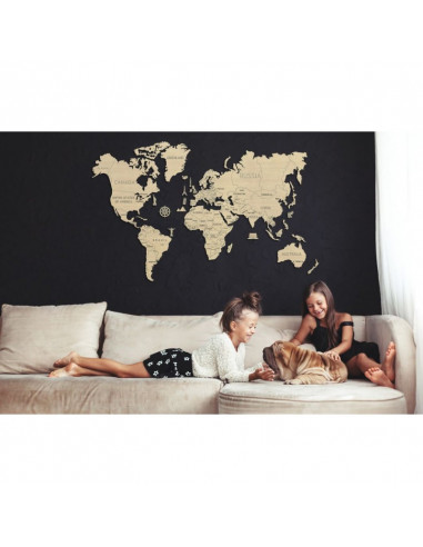 Harta lumii puzzle 3D de perete (XL),WM503