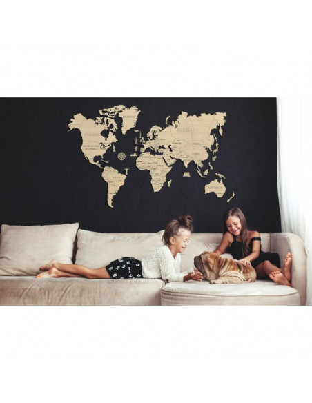 Harta lumii puzzle 3D de perete (XL),WM503