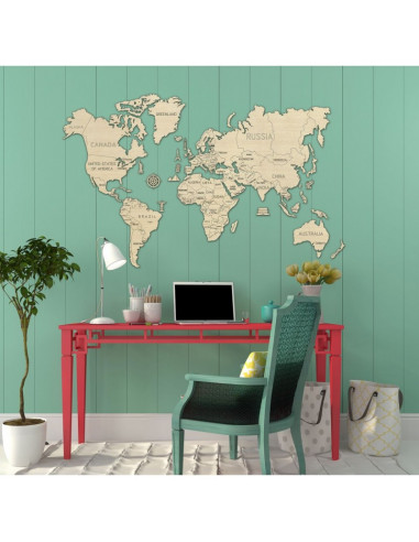 Harta lumii puzzle 3D de perete (XL),WM503
