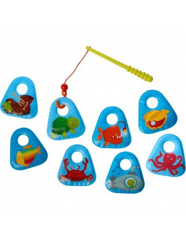 Set de pescuit Creaturile Marine, Haba,303606 Set de pescuit Creaturile Marine, Haba,303606