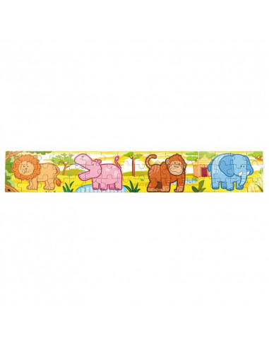 Puzzle conectabil 4 in 1 - Jungla, Viga,50068