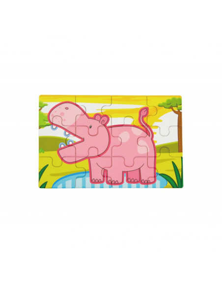 Puzzle conectabil 4 in 1 - Jungla, Viga,50068
