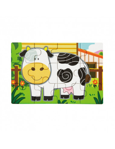 Puzzle conectabil 4 in 1 - Ferma, Viga,50069