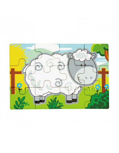Puzzle conectabil 4 in 1 - Ferma, Viga,50069
