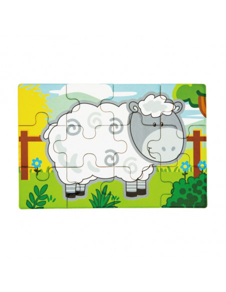 Puzzle conectabil 4 in 1 - Ferma, Viga,50069