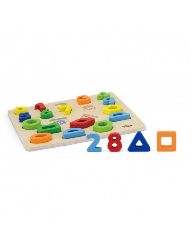 Puzzle 3D Numere si forme, Viga,50119 Puzzle 3D Numere si forme, Viga,50119