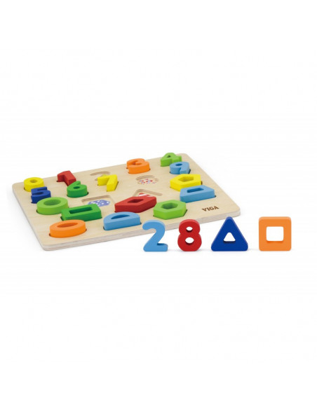 Puzzle 3D Numere si forme, Viga,50119 Puzzle 3D Numere si forme, Viga,50119
