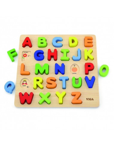 Puzzle 3D Litere mari, Viga,50124