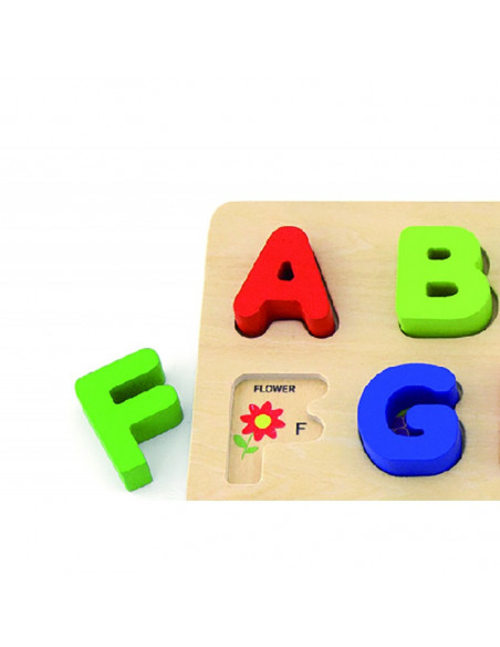 Puzzle 3D Litere mari, Viga,50124