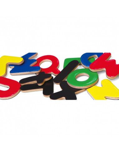 Set litere magnetice (52 piese), Viga,50324